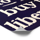 今日のリバティ買ボンドヴィンテージのポスター ポスター (角)