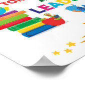 今日のリーダー、明日のリーダーのデジタルアート ポスター (角)