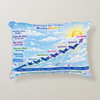 今日の予報: BrainyBright Weather! トートバッグ アクセントクッション