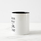 今日の予定は、コーヒーを飲む以外は、マグカップ ツートーンマグカップ (中央)