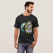 今日の予定: 面白い釣り Tシャツ (正面フル)