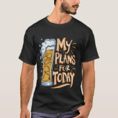 今日の予定 Tシャツ (正面)
