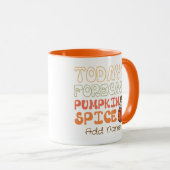 今日の予測カボチャのスパイスカスタム マグカップ (正面右)