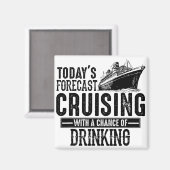 今日の予測クルージング（飲酒の可能性あり） マグネット (正面/裏面)