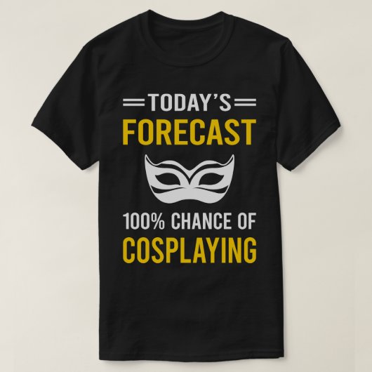 今日の予測コスプレCosplayer Tシャツ (デザイン正面)