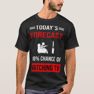 今日の予測テレビ視聴 Tシャツ