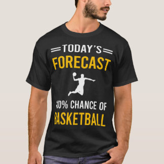 今日の予測バスケットボール Tシャツ