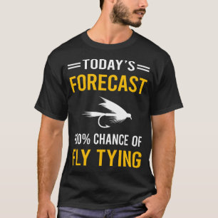 今日の予測フライ・タイイング Tシャツ
