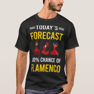 今日の予測フラメンコ Tシャツ