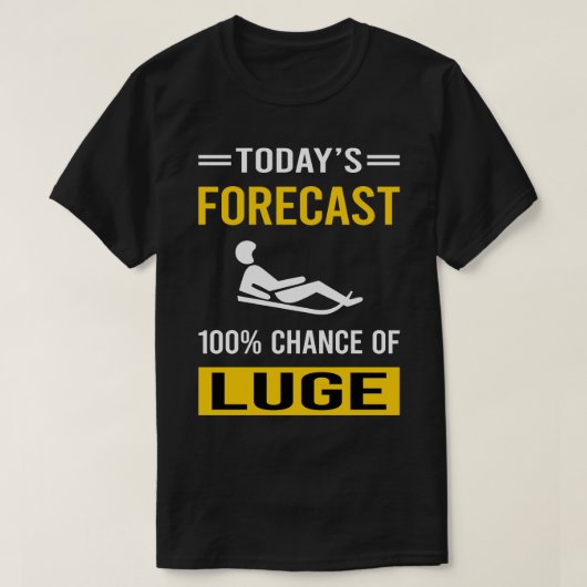 今日の予測ルージュ・ルガー Tシャツ (デザイン正面)