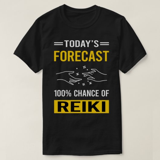 今日の予測霊気 Tシャツ (デザイン正面)