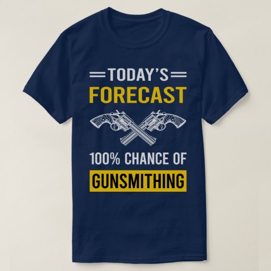 今日の予測Gunsmiting Gunsmith Tシャツ (デザイン正面)