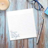 「今日の仕事は何でも十分にしよう」 ノートパッド