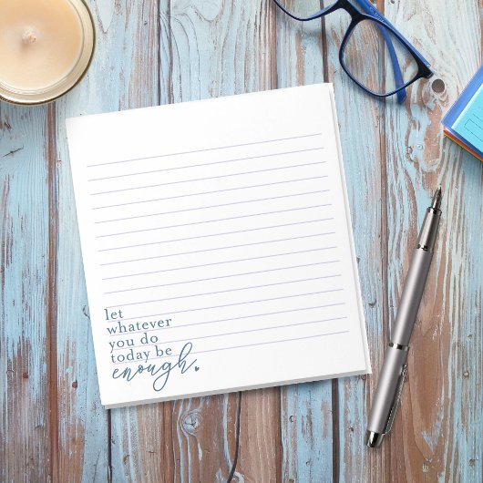 「今日の仕事は何でも十分にしよう」 ノートパッド