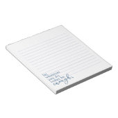 「今日の仕事は何でも十分にしよう」 ノートパッド (アングル)