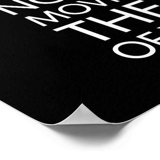 今日の仕事は明日を定義する ポスター (角)