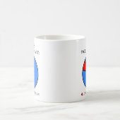 今日の仕事予測 嘲笑的なオフィスユーモア コーヒーマグカップ (中央)
