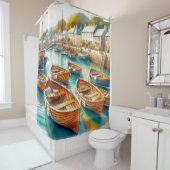 今日の仕事 シャワーカーテン (インサイチュ)