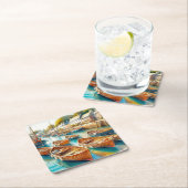 今日の仕事 スクエアペーパーコースター (インサイチュ)