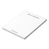 今日の優先課題の白黒ジョッター ノートパッド (回転)