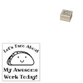 今日の切手について素晴らしタコしよう ラバースタンプ (押印)