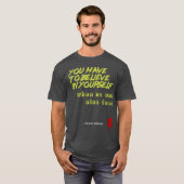 今日の名言ギフト Tシャツ (正面フル)