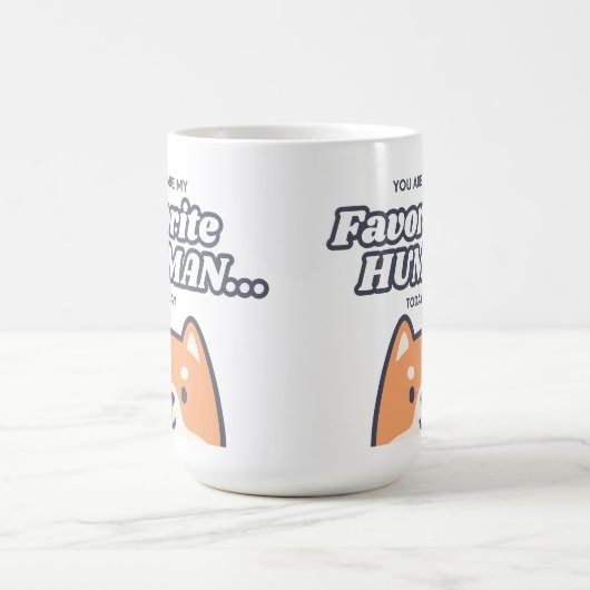 今日の君はお気に入りの僕の人間だ コーヒーマグカップ (中央)