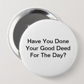 今日の善いことは済んだか 缶バッジ (正面&裏面)