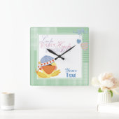 今日の壁掛けに生きる スクエア壁時計 (ホーム)