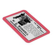 今日の女性ストーブ広告 マグネット (右側)