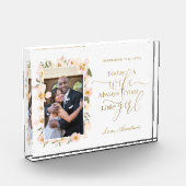 今日の妻、常にあなたの小さな女の子フローラ写真 フォトブロック (左)