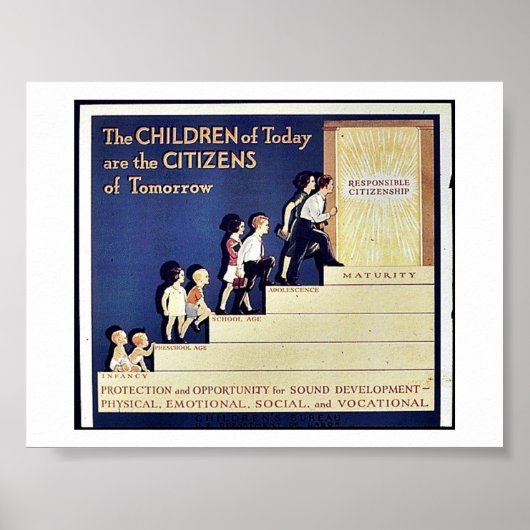 今日の子どもは明日の国民だ ポスター (正面)