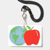 今日の学生！ バッジ (裏面（ネックストラップ付）)