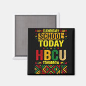 今日の小学校 HBCU 明日のアフリカ地図 A マグネット (正面/裏面)