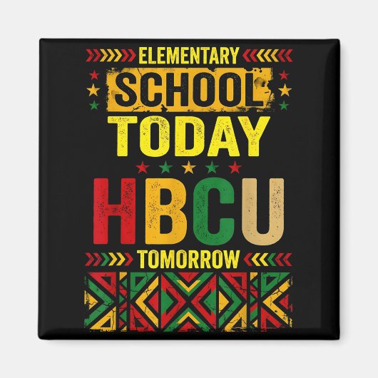 今日の小学校 HBCU 明日のアフリカ地図 A マグネット (正面)