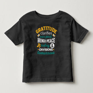 今日の平和をもたらす感謝 – ポジティブな信仰 トドラーTシャツ