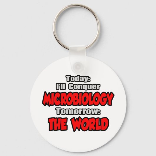 今日の微生物学…明日の世界 キーホルダー (正面)