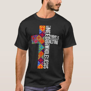 今日の必要性はキルティングとイエスの全体の多い Tシャツ