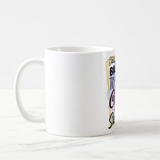 今日の態度によってもたらされたコーヒー コーヒーマグカップ (左)