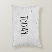 今日の文字オン樺の木ツリーアクセント枕 アクセントクッション (正面(垂直))