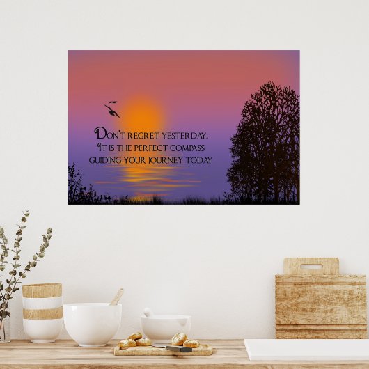 今日の日の出 ポスター (キッチン)