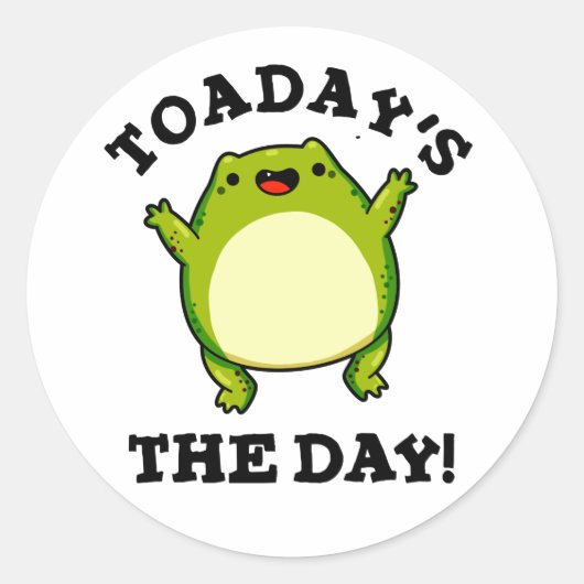 今日の日トードプおもしろいン ラウンドシール (正面)