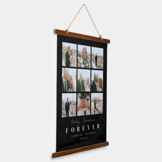 今日の明日は永遠結婚の写真の壁のタペストリー 吊り下げ型タペストリー (傾斜あり)