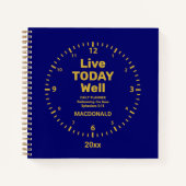 今日の暮らしを良く引き換える ノートブック (正面)