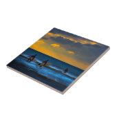 今日の最後の波 タイル (側面)