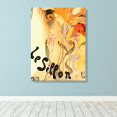 今日の最高ののフランスのGARDEN FAIRY POSTERART CANVAS キャンバスプリント (インサイチュ (ウッドフロア))