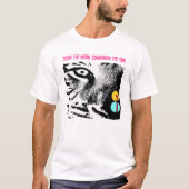 今日の月、明日の太陽の虎Tシャツ Tシャツ (正面)