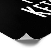 今日の楽しむケチャップトマトフードパおもしろいンダークBG ポスター (角)