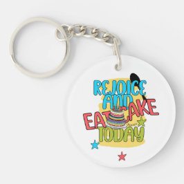 今日の楽食べしとケーキ – Psalm 118:24 キーホルダー