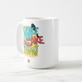 今日の楽食べしとケーキ – Psalm 118:24 コーヒーマグカップ (正面左)